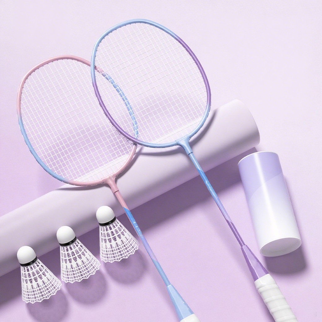 Badminton Background - مضرب بادمنتون بإطار ألومنيوم من المصنع