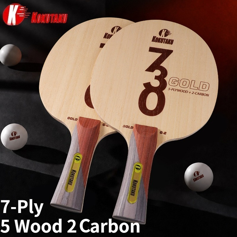 مضرب تنس طاولة KOKUTAKU GOLD 7 - مراجعة Badminton Background وسعره