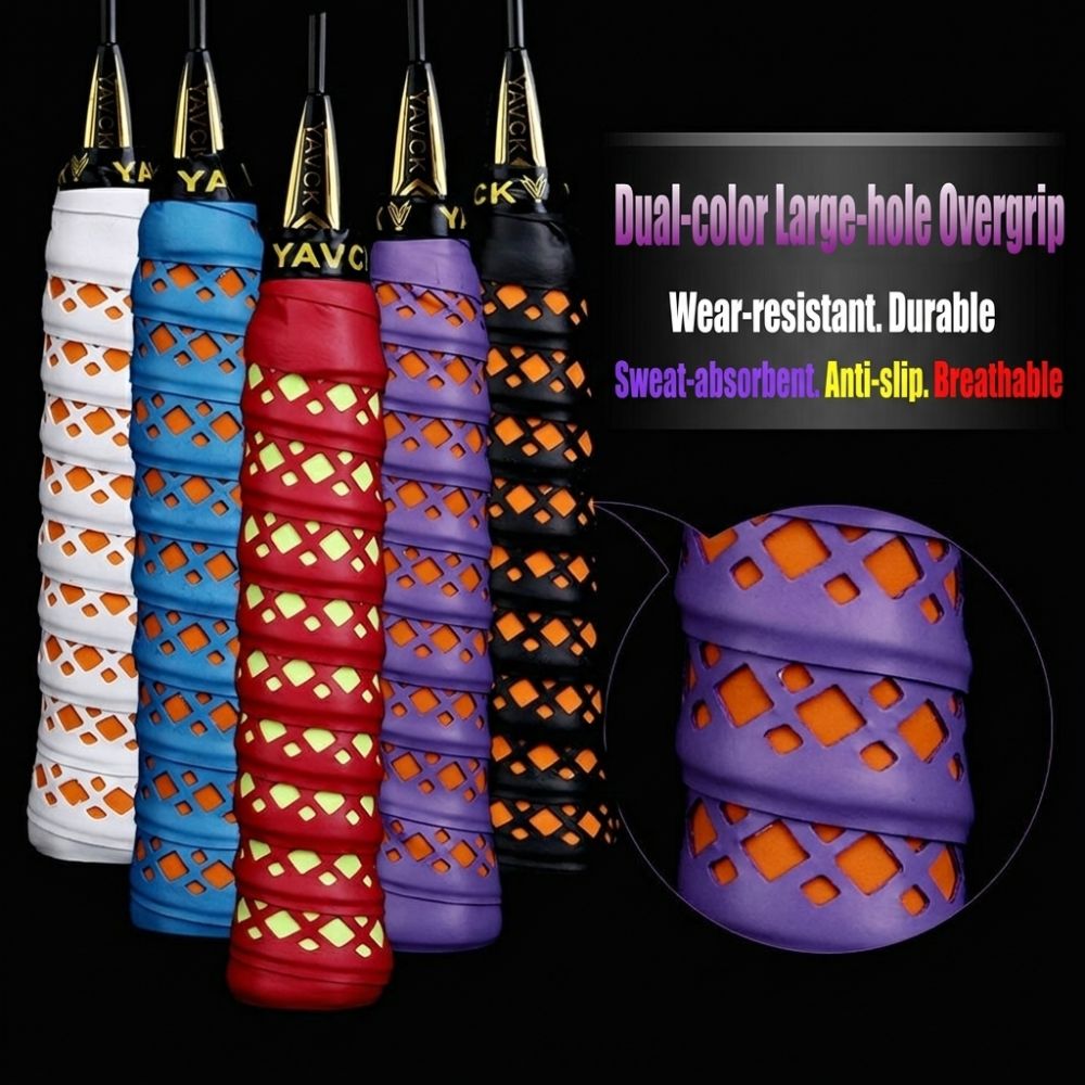 شريط لاصق لمقبض مضرب الريشة ال - مراجعة Badminton Grip Tape وسعره