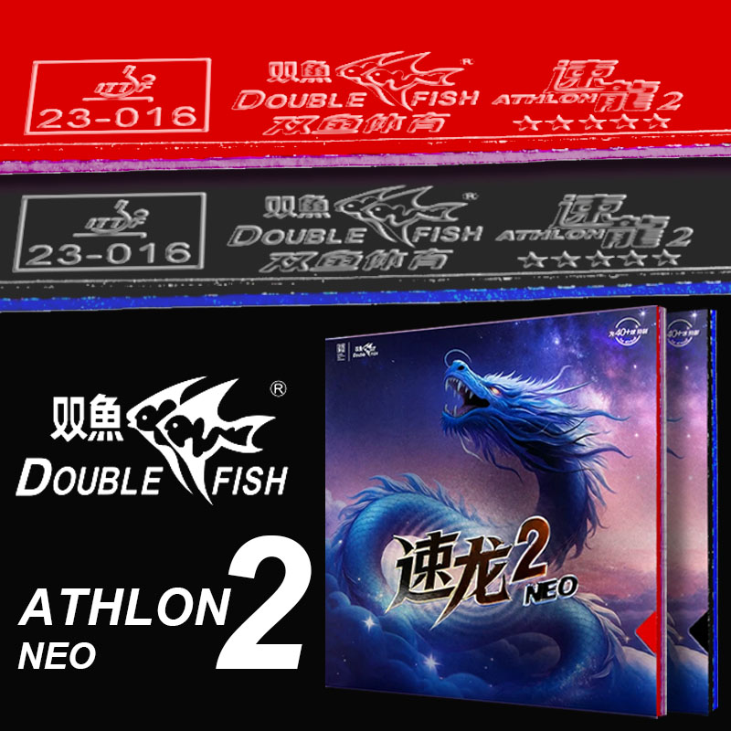 مطاط تنس الطاولة DOUBLE FISH A - مراجعة Badminton Background وسعره