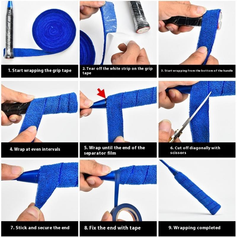 مجموعة جديدة من شريط قبضة مضرب - مراجعة Badminton Grip Tape وسعره