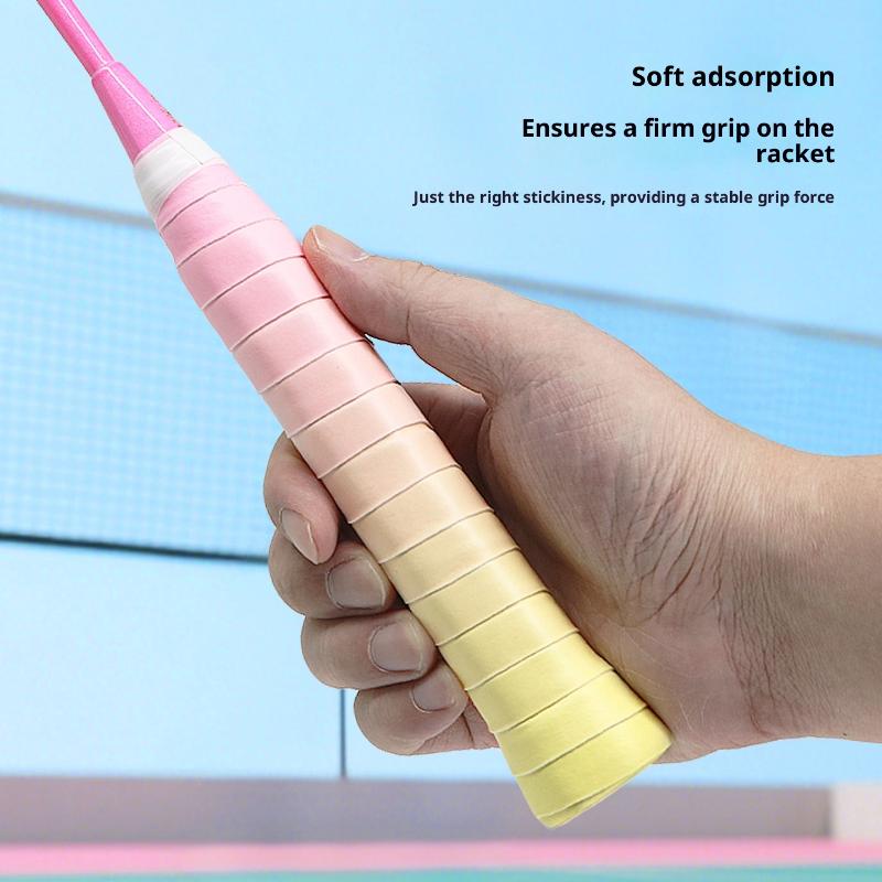 10 قطع من شريط تثبيت مضرب التن - مراجعة Badminton Grip Tape وسعره